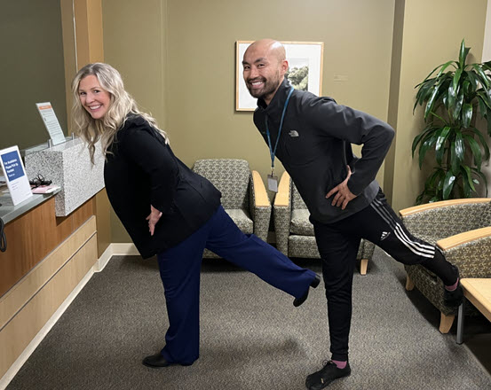 Balance: Standing Reverse Leg Lift