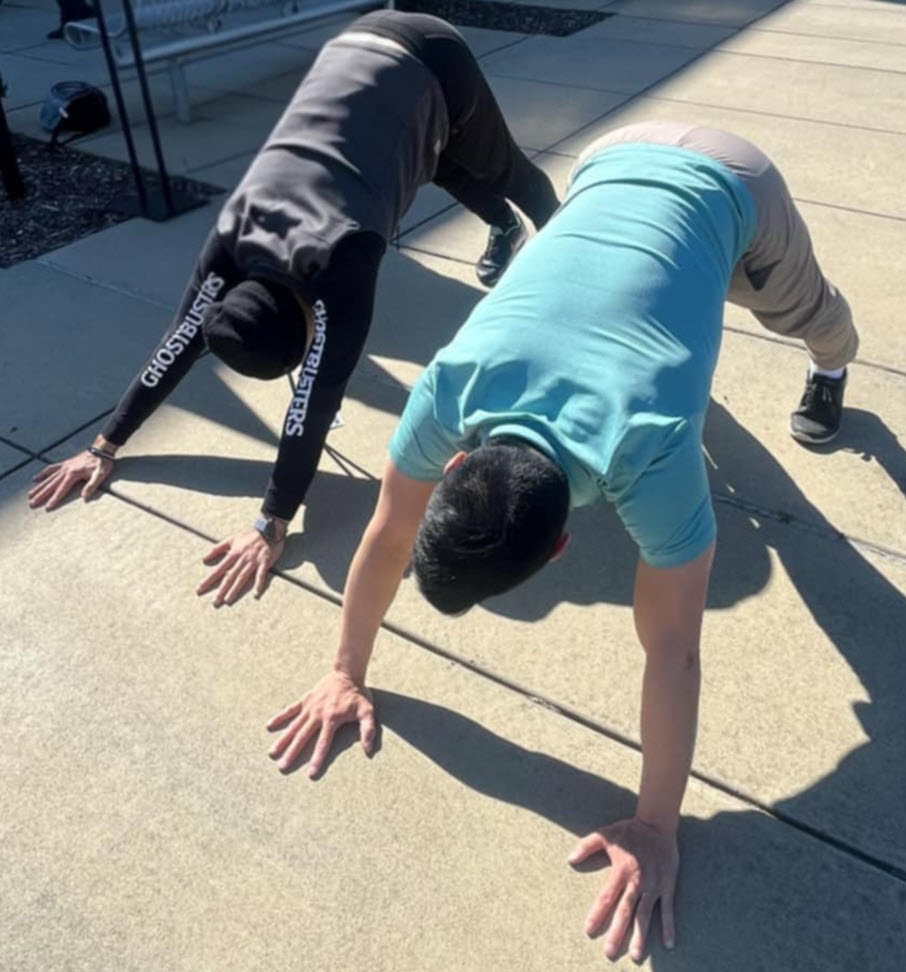 Pushup + Upward Dog + Downward Dog