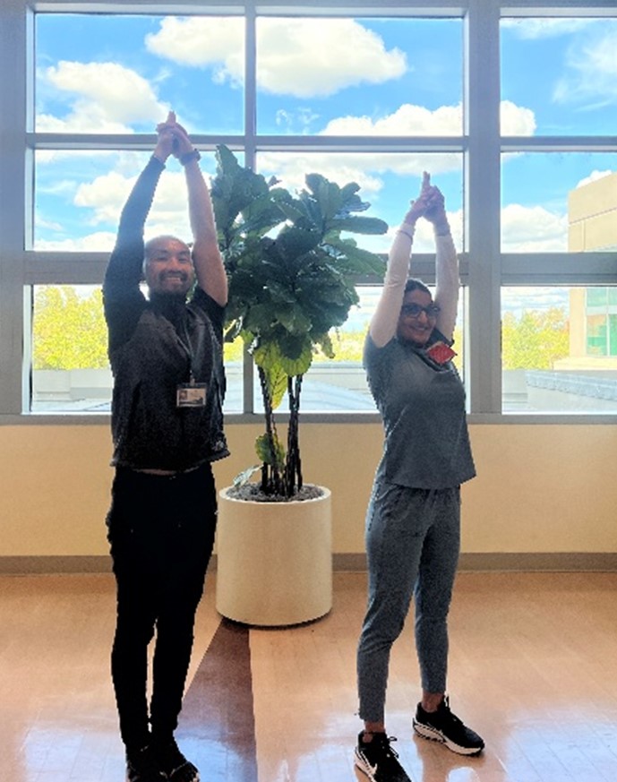 Standing Overhead Reach